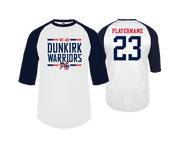 Dunkirk Warriors - DTF | Unisex  Performance Baseball Tee