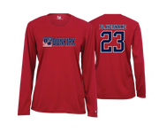 Dunkirk Warriors - DTF | Women's Long Sleeve Performance Tee