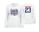 Dunkirk Warriors - DTF | Women's Long Sleeve Performance Tee