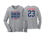 Dunkirk Warriors - DTF | Women's Long Sleeve Cotton Tee