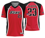 DE Fury - FDS Womens Short Sleeve Softball Jersey