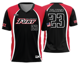 DE Fury - FDS Womens Short Sleeve Softball Jersey