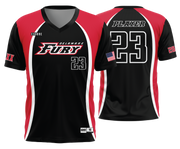 DE Fury - FDS Womens Short Sleeve Softball Jersey