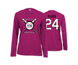 North East BB & SB - Women's LS Performance Tee's