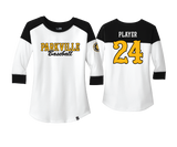 Parkville Baseball - DTF | Women's New Era® 3/4 Sleeve Baseball Tee