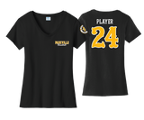 Parkville Baseball - SS Women's V-Neck Cotton Tee