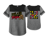 Bel Air Terps - Women's Cotton Baseball Tee