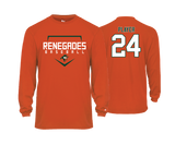 Renegades - Orange LS Performance Tee