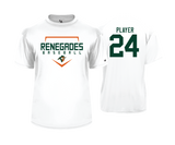 Renegades - Men's SS White Performance Tee