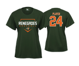 Renegades - Women's SS Green Performance Tee