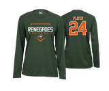 Renegades - Forest - DTF | Women's Long Sleeve Performance Tee