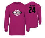 Team Peake - Pink LS Performance Tee's