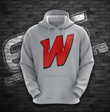 DE Wolfpack: Gray "W" Hoodie