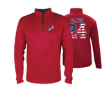 Patriots Baseball - DTF | Men's Long Sleeve Performance 1/4 Zip