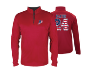 Patriots Baseball - DTF | Men's Long Sleeve Performance 1/4 Zip