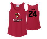 East Coast Titans Cotton Racerback Red