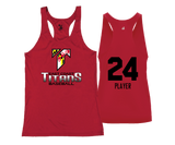 East Coast Titans Racerback Red