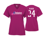 Eliminators Field Hockey - DTF | Women's Short Sleeve V-Neck Performance Tee