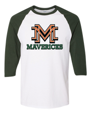 Mavericks  - 3/4 Sleeve Baseball Tee