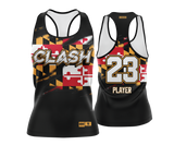 Clash - BLACK FLAG - FDS Womens Racerback