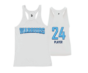 Warriors Baseball - DTF | Women's Performance Racerback