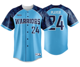 Warriors Baseball - FDS | Unisex Full Button Jersey