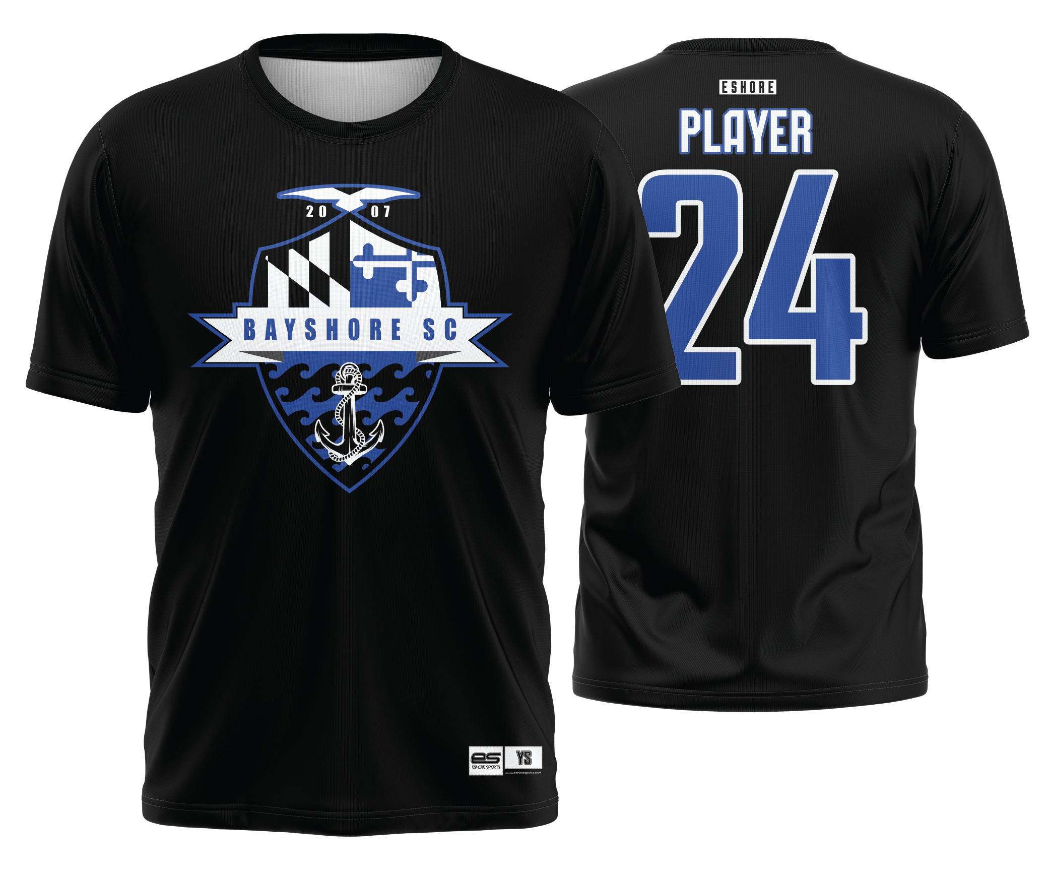 Eastern Shore Force FDS Jerseys