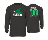 Lady Black Sox Long Sleeve Men's Performance Tees