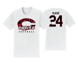 Chopticon Braves Softball - Unisex Short Sleeve Cotton Shirt